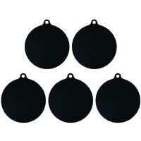 CREA 5 Pack Electric Induction Hob Protector Mat Anti-slip Mat , Black--