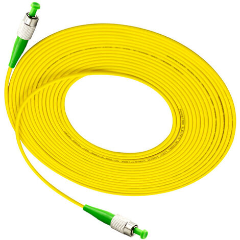 SC-APC to SC-APC Simplex SM 9/125 PVC 3.0mm Fiber Optic Cable for Orange SFR