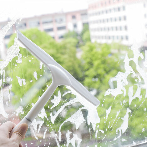 Espray raspar limpiar ventanas, espátula limpiacristales 3 en 1,  limpiaparabrisas, rasqueta de ducha, herramienta de limpieza del hogar