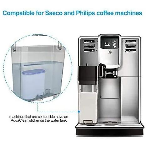 Filtro de agua compatible Philips Saeco Automático Máquina de café