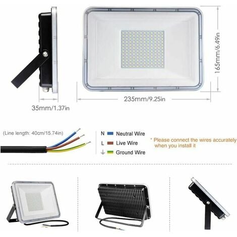 Foco Led Para Exteriores De W Foco Led Para Exteriores Impermeable