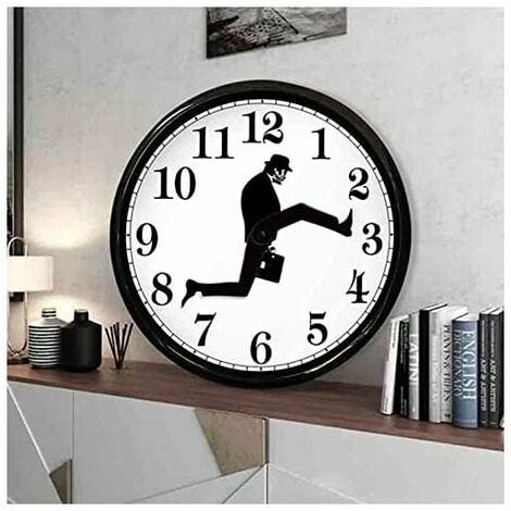 Reloj de pared inspirado en Mon-Ty Python, reloj de pared silencioso ...
