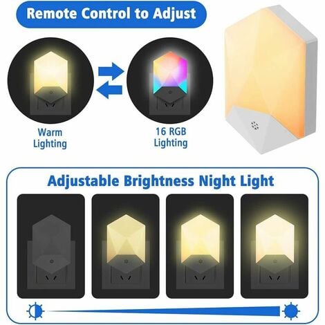 Luz Nocturna LED Con Sensor De Movimiento - Pack De 2 Unidades - Bajo  Consumo