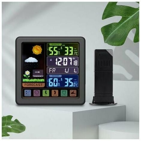 Pantalla LCD Iot inalámbrica en tiempo real de la temperatura del