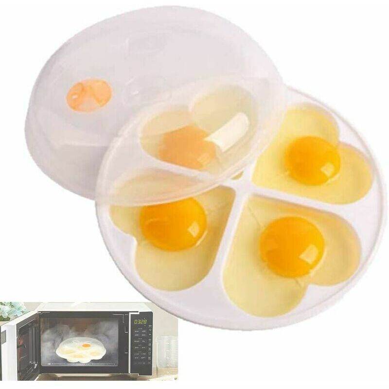 Cocinar y Hervir Huevos Furtivos, Escalfados y Cocidos en Microondas -  Recipiente para hacer Tortillas : : Hogar y cocina