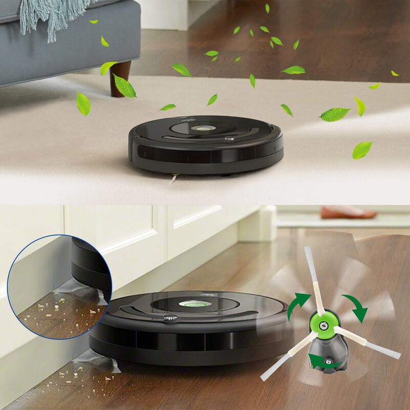 vhbw 2x filtro de aspirador compatible con iRobot Roomba 700, 720, 750,  765, 772, 772e, 774