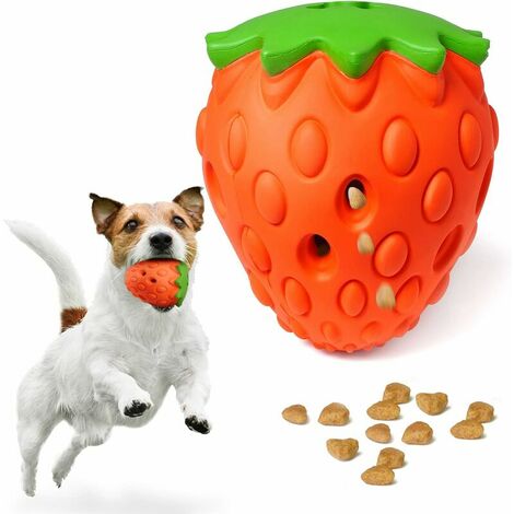 Juguete Mordedor Dental Hueso de Goma para Perros Medianos Naranja