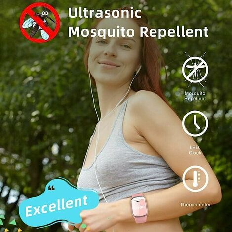 Pulsera Antimosquitos Por Ultrasonidos Recargable Banic