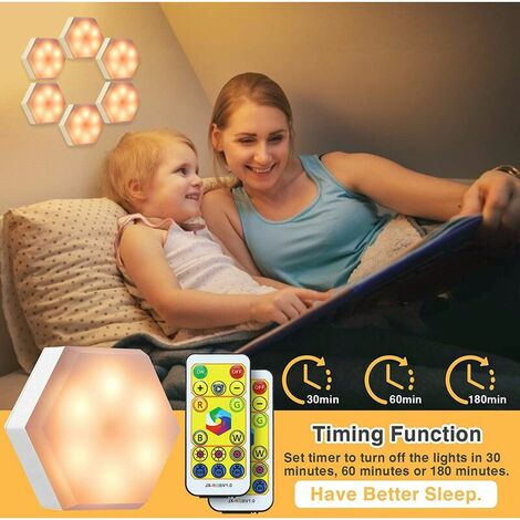  Luz nocturna para niños, luz nocturna de bebé con control  táctil regulable, luz nocturna para niños para dormitorio con cambio de  color RGB y lámpara recargable para lactancia materna : Bebés