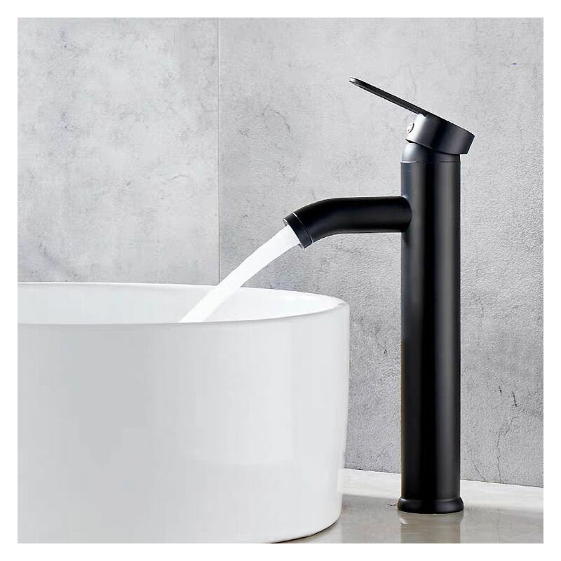 Grifos de lavabo, grifo de lavabo de baño de un solo orificio blanco,  grifos de baño para fregadero de 1 agujero, grifo de lavabo para lavabo de  baño