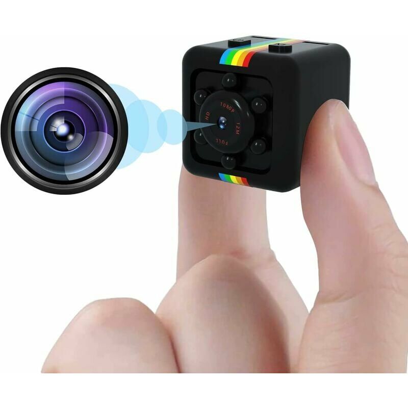 Cámara oculta de 64 GB DIY 1080P Mini cámara espía portátil encubierta  niñera grabadora de video con detección de movimiento cámaras de seguridad  para