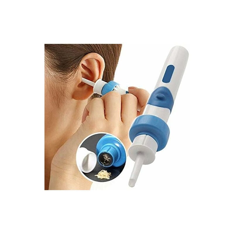 Limpiador automático de oídos, dispositivo de succión de cera de oído de  vacío eléctrico, juego de herramientas limpias de selección de oídos para  adultos, niños