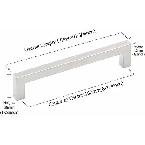 Tirador Para Puerta De 6 1/2 Pulgadas – Do it Center