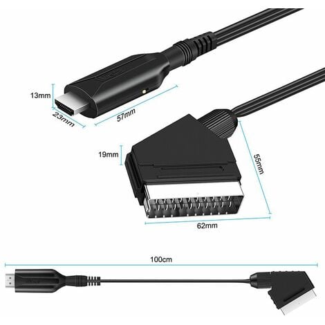 Adaptador HAMA de Euroconector a HDMI