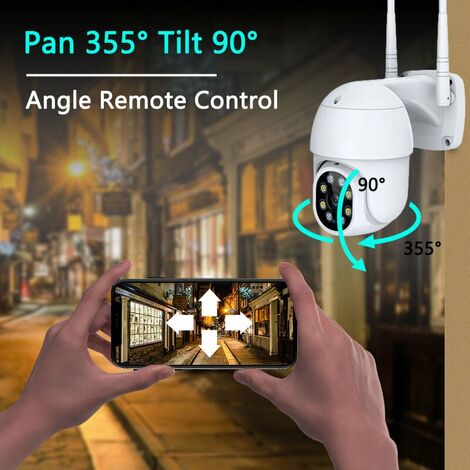 Mini cámara inalámbrica WiFi de vigilancia para niñera, cámara de  vigilancia HD 1080P, cámara de visión nocturna, teléfono doméstico, control  remoto