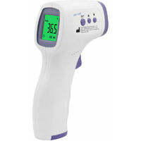 Termómetro infrarrojo de frente sin contacto, termómetro digital,  termómetros de temperatura corporal para adultos