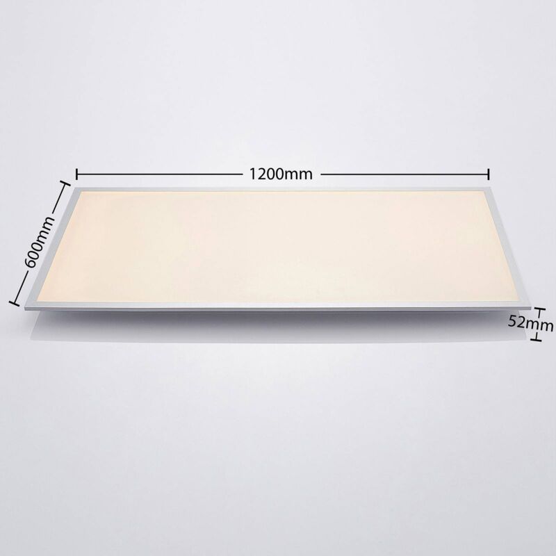 Lindby Zento panel LED, CCT, mando, atenuable