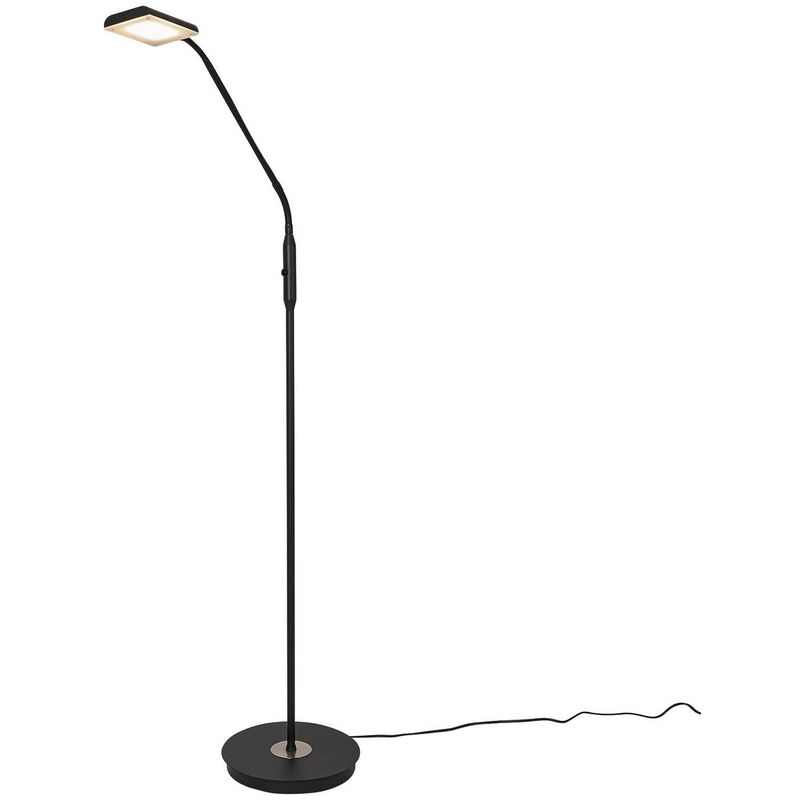 Lindby Gilead LED-Stehlampe, CCT, schwarz, Dimmer