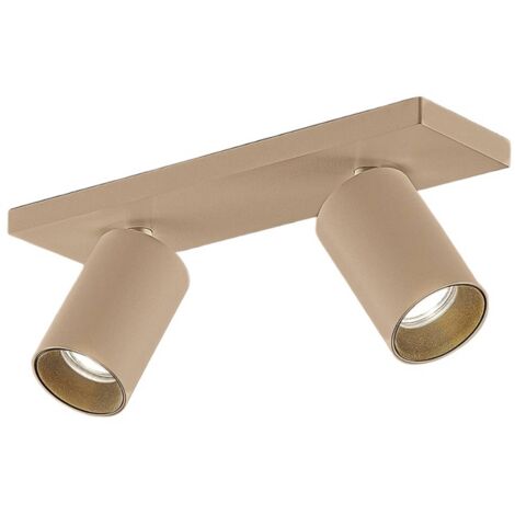 Spotlight "Brinja" aus aluminium / grå / zink für hall von Arcchio