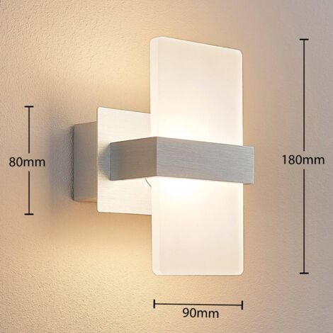 LED Wandleuchte, Wandlampe Innen "Yorick" für Schlafzimmer von Lindby