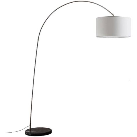 Golvlampa(båglampa) "Belinda" aus textil / siden für vardagsrum / matsal von Lindby