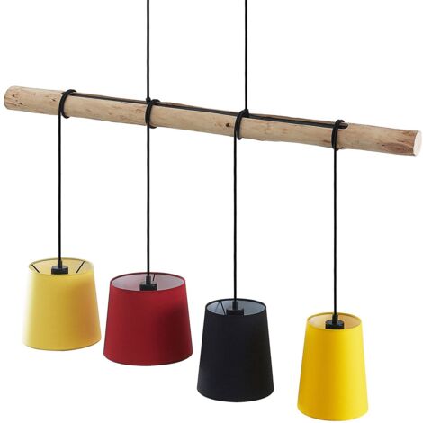 Pendelleuchte "Hinai" aus Textil für Wohnzimmer & Esszimmer von Lindby (1/5)