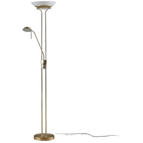 LED-golvlampa "Yveta" aus metaller für vardagsrum / matsal von Lindby