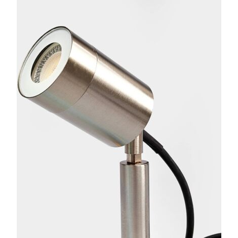GU10 LED Aussen Spiess-Strahler LICHT-TREND Spike Edelstahl Gartenlampe 