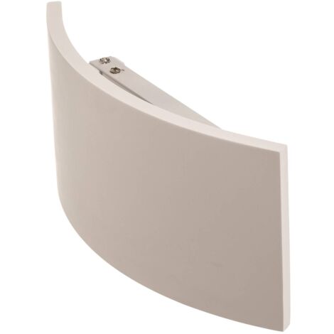 Wandleuchte, Wandlampe Innen "Naike" aus Gips/Ton für Flur & Treppenhaus von Lindby