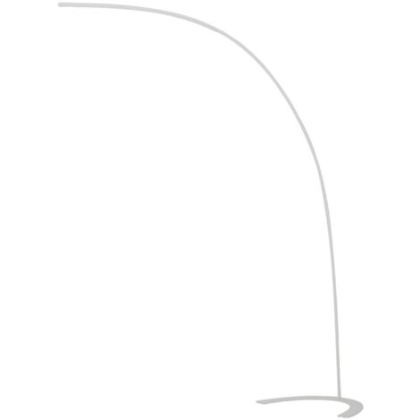 LED Stehlampe (Bogenleuchte) "Danua" aus Metall dimmbar für Wohnzimmer & Esszimmer von Lindby
