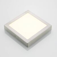 ELC Merina LED Deckenlampe Lampenwelt Flurleuchte Deckenleuchte Aluminium Eckig 