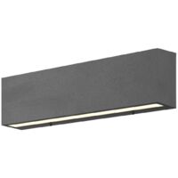 LED Wandleuchte außen "Elvira" aus Aluminium von Lucande