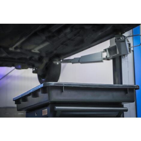 Bac multifonctions avec bec verseur  noir  50 l