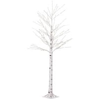 VOLTRONIC® LED Baum in Birkenoptik warmweiß 120 cm 8 Modi