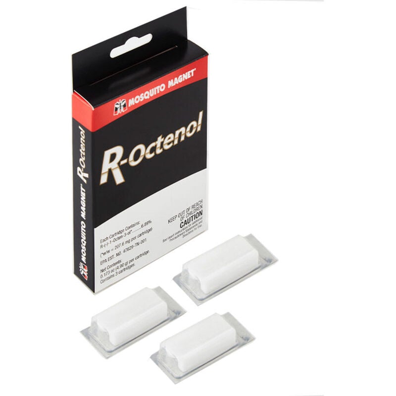 MOSQUITO MAGNET - R-Octenol - Recharges pour anti-moustique Mosquito Magnet  - Lot de 3 recharges