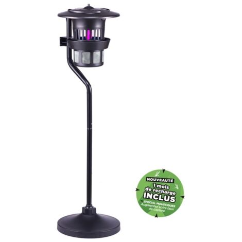 MASTER TRAP BY FAVEX - Anti-moustique Pack Tiger Trap Pro - Piège extérieur anti-moustiques - 1 dose de recharge inclus - Électrique - Sur pieds - Jusqu'à 1000m2 (1/5)