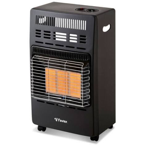 Favex – Chauffage de chantier au gaz butane 4200W – Surface de chauffe jusqu'à 40 m² – Technologie infrarouge – Brûleur céramique 3 positions