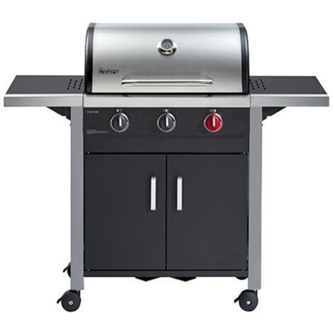 Barbecue à gaz Chicago 3 R TURBO – 3 brûleurs dont 1 turbo zone – Surface de cuisson 60 x 42 cm – Technologie SWITCH GRID – Jusqu'à 10 convives – Enders (1/5)