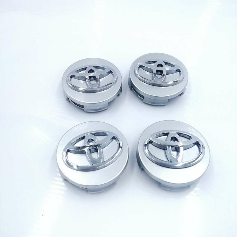 Lot 4 Pièces Cache Moyeu Noir SWAWIS - Lot De 4 Enjoliveurs 65mm Pour Jantes Auto - Capuchons De Protection Protection Moyeu Voiture