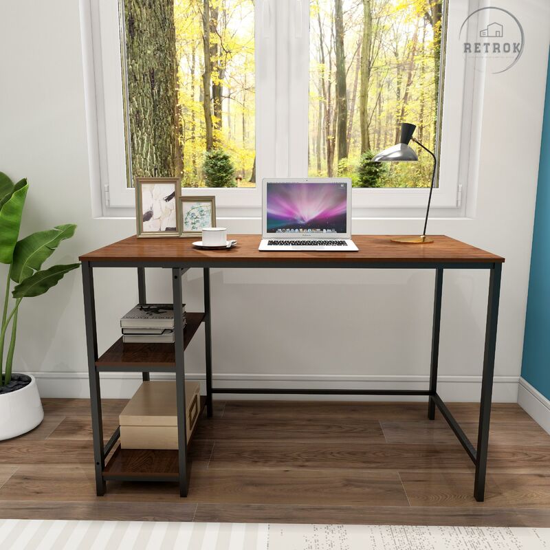 soges bureau , matériau en bois, en P2, facile à assembler, bureau  d'ordinateur de bureau, table