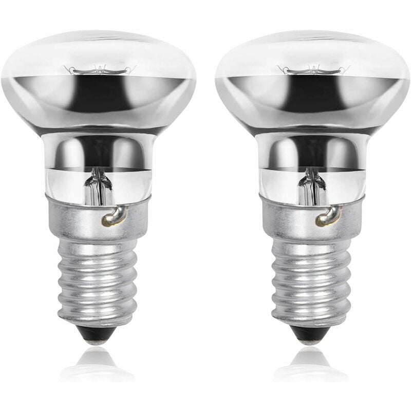 Klarlight Ampoules de lampe à lave R39 E14 30W, petites ampoules de lampe à  lave à réflecteur SES à vis Edison, blanc chaud 2800K R39 à intensité