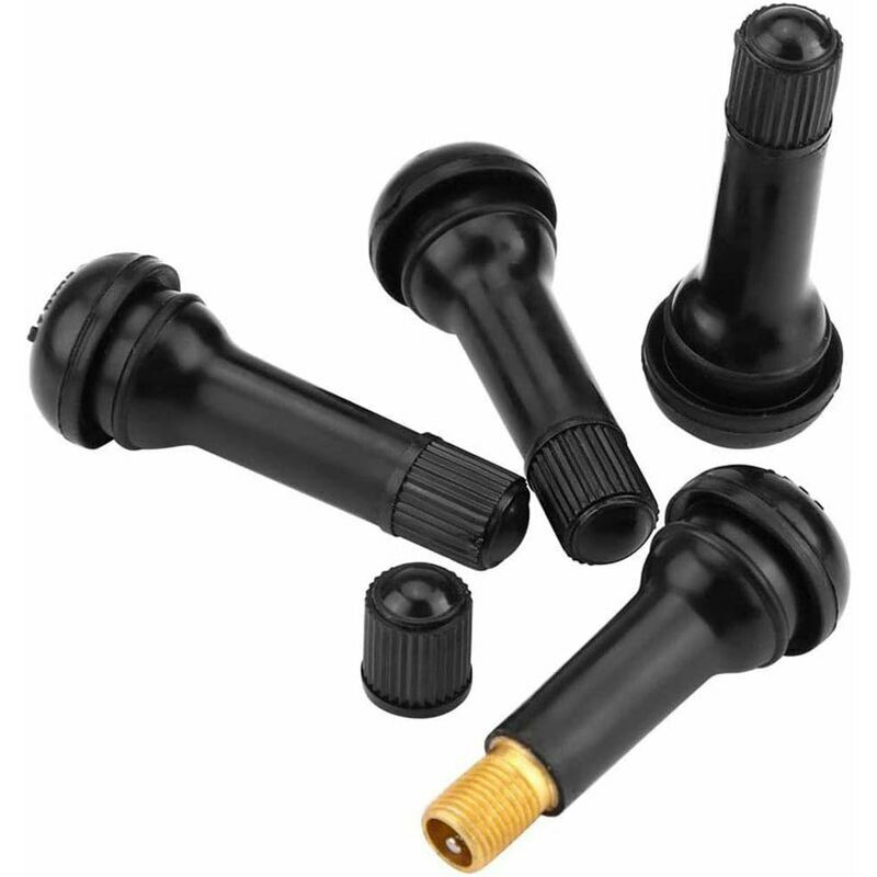 30 Pièces Tiges De Valve TR413 - Valves Caoutchouc Pour Pneus Tubeless