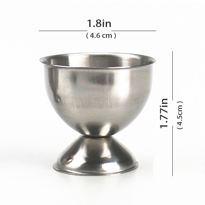 Ouvre Oeuf S Durs Ensemble De Coupe-u0153uf En Acier Inoxydable Avec Cuillères Et Coquetiers, Cracker Topper Set Support De Séparateur D' Oeufs Durs Mous Comprend 2 Casse Coquille Oeuf Dur Coupe Oeuf - 3