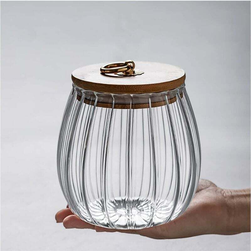 Pot à Miel En Verre Avec Pompe – Distributeur Anti-goutte Pour Sirop, Confiture, Café – Design Propre, Facile à Nettoyer