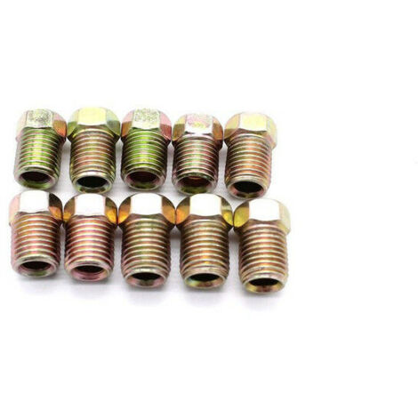 Tuyau De Frein En Cuivre Nickel 7.6m 3/16" (4.75mm) - Kit Complet Avec 16 Écrous Pour Automobile