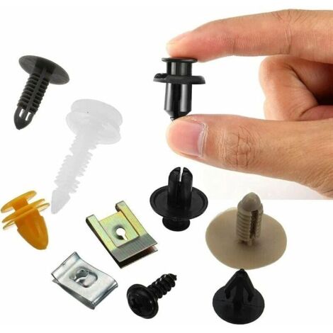 240 Rivets Plastique Auto – 12 Tailles, Avec Boîte De Rangement – Pour Panneaux, Garnitures De Portières