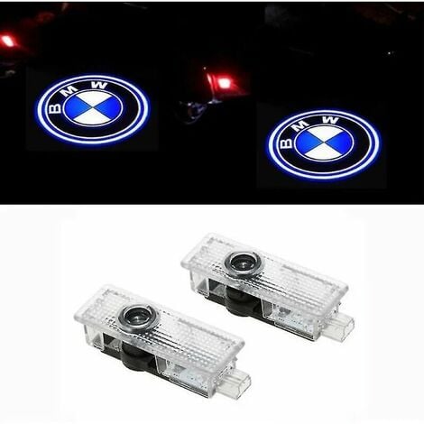 2X LED Lumineux Lumiere BMW Porte Voiture
