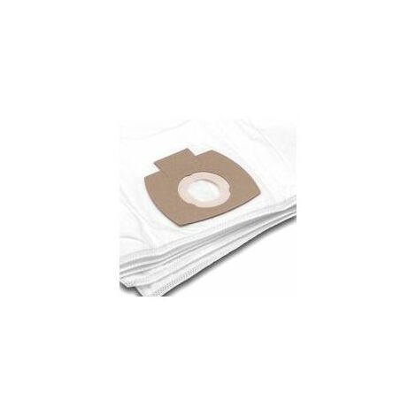 Produktbild von Vhbw 5x Staubsaugerbeutel Kompatibel Mit Makita 446L, VC2010L, VC2021L – Mikrovlies, Weiß, Für Allergiker & Langanhaltende Saugkraft