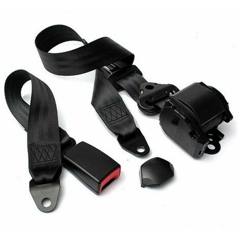 PAIRE Universel 3 Point Rétractable Ceinture de Sécurité Voiture Siège  ceinture