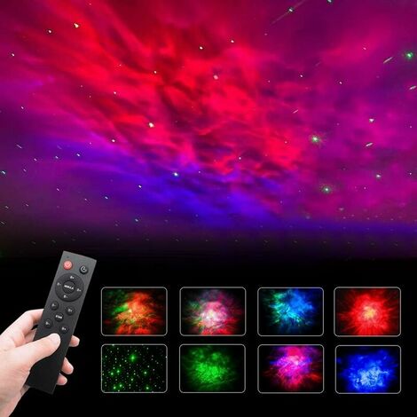 Galaxy Star Projecteur Starry Sky Night Light pour enfants Chambre Plafond  Chambre Décor avec télécommande Nebula Astronaut Lamp